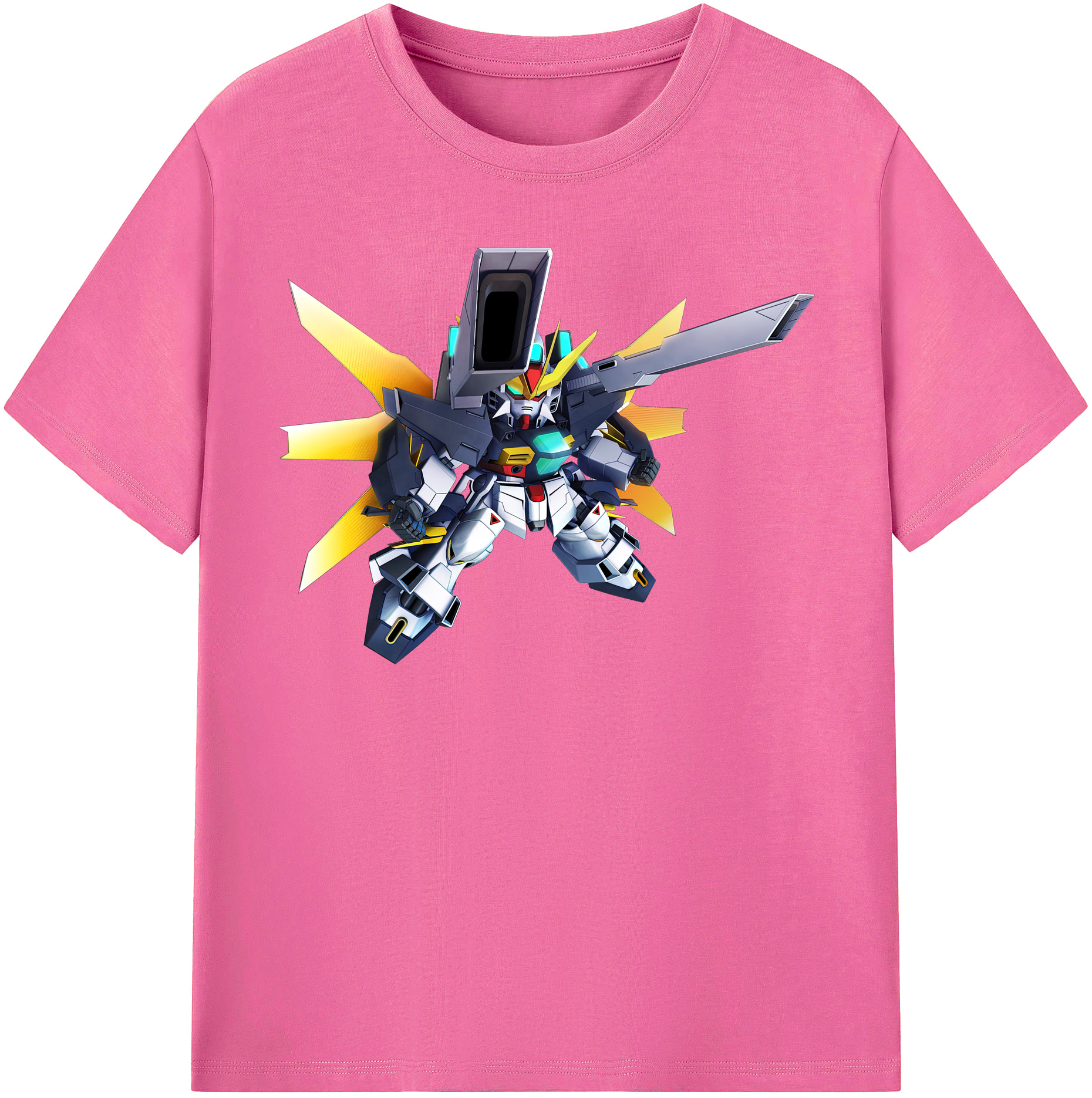 （画像用） 機動戦士ガンダム Mobile Suit Gundam レディースカジュアルプリントTシャツ（綿100％）